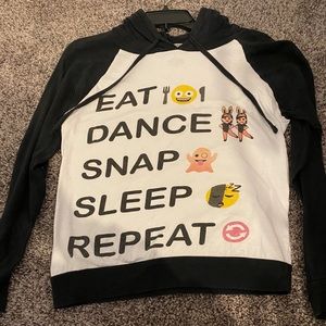 Long sleeve emoji sweater